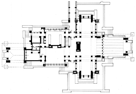 plan maison wright